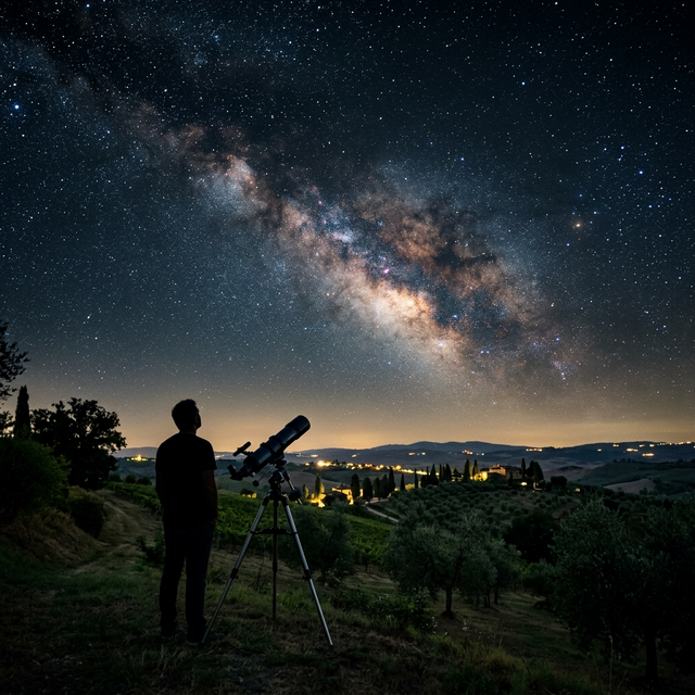 Serate di osservazione delle stelle e momenti lenti in natura